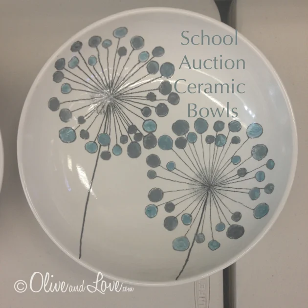 School Auction Ceramic Bowl