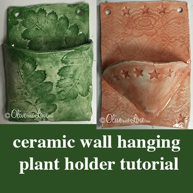 Ceramic Wall Hanging Plant Holder 