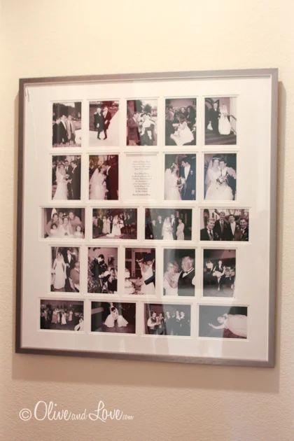 Wedding Picture Display