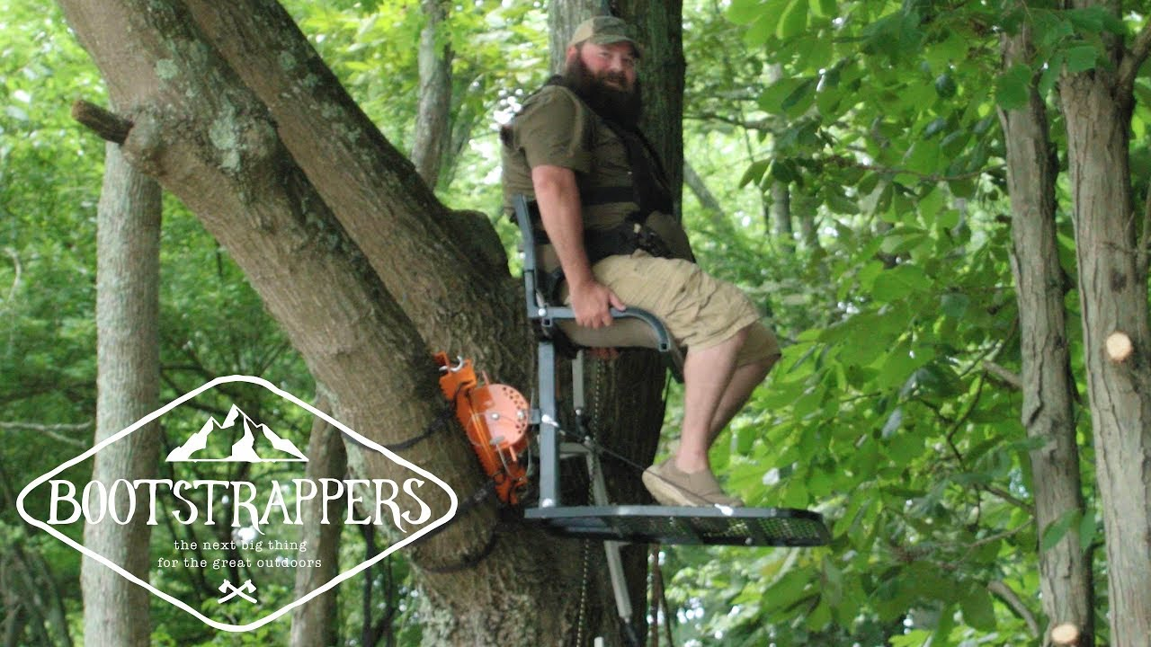 This is a photo of popular social media influencer, “Alabama Boss” as he tries out an Out On A Limb product during an episode of Bootstrappers.