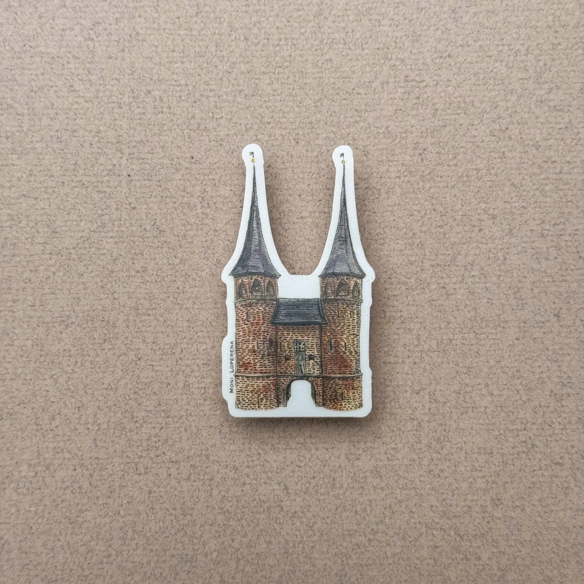 Oostpoort Delft Sticker