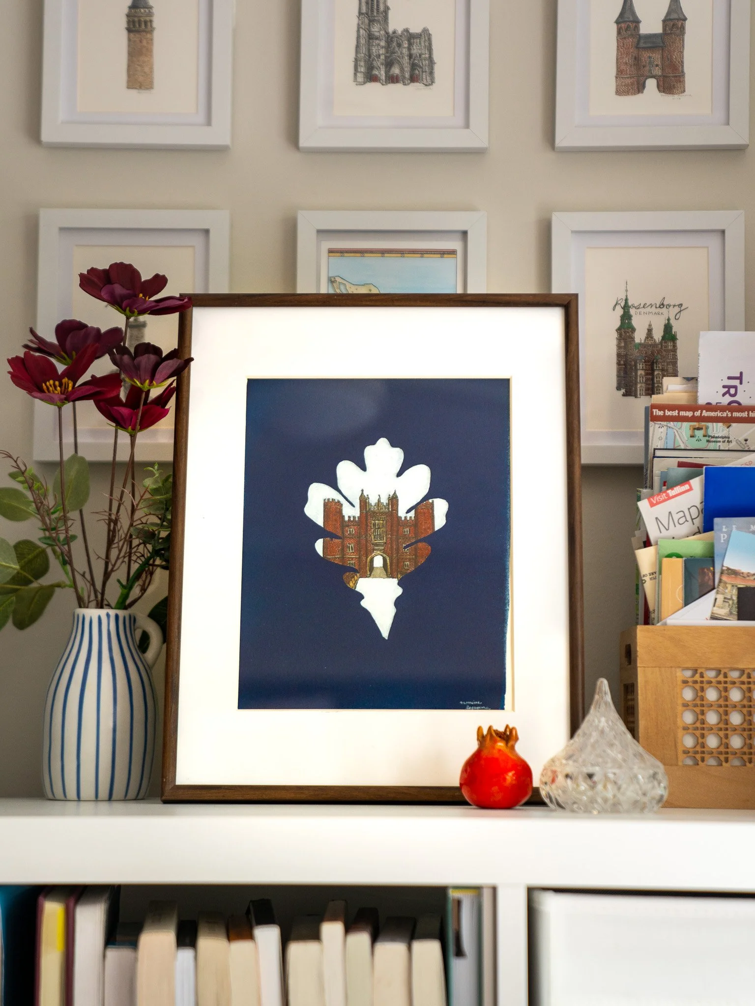 Hampton Court in White Oak — Cyanotype Original