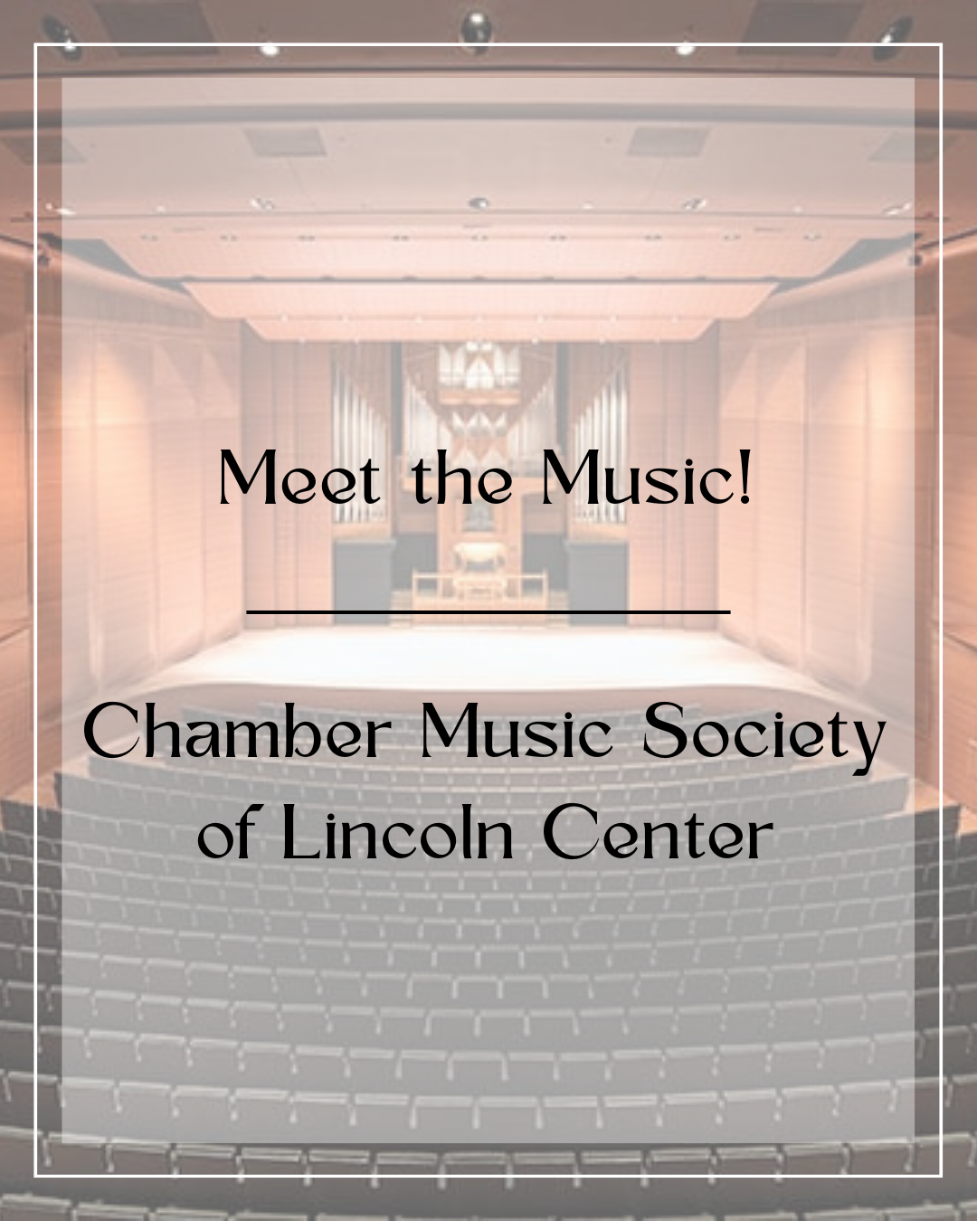 Chamber Music Society of Lincoln Center