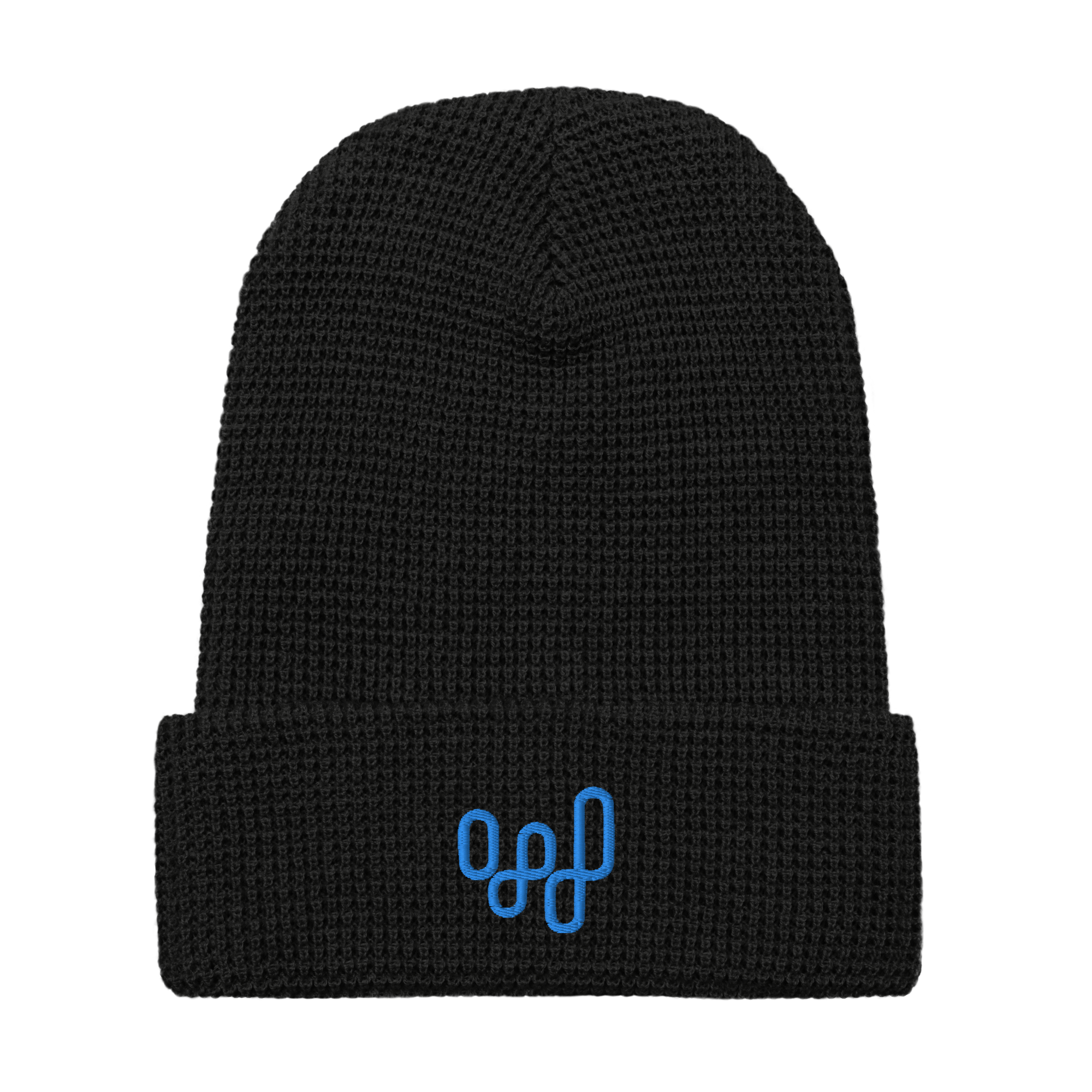 waffle-beanie-black-front-642851493856e.png
