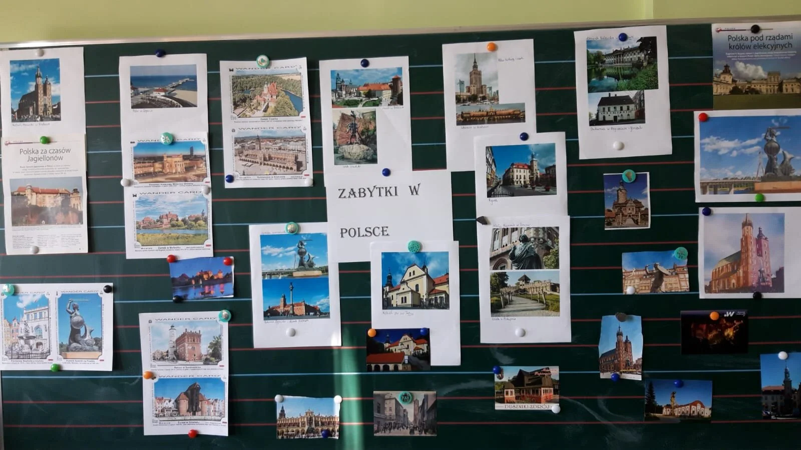 "ZABYTKI w POLSCE" - album, klasa 2b