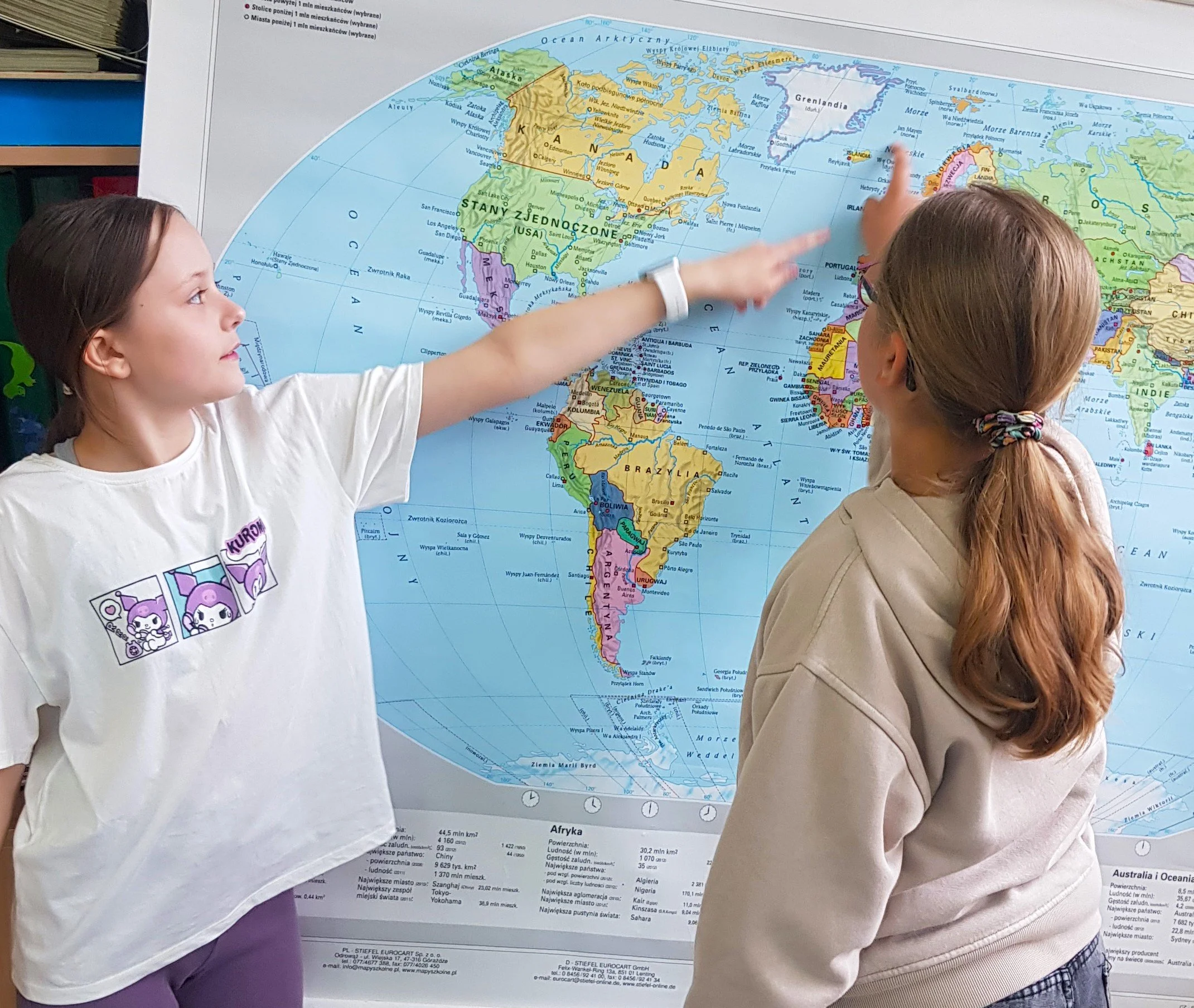 PODRÓŻE przez KONTYNENTY, projekt geograficzny, klasa 3a
