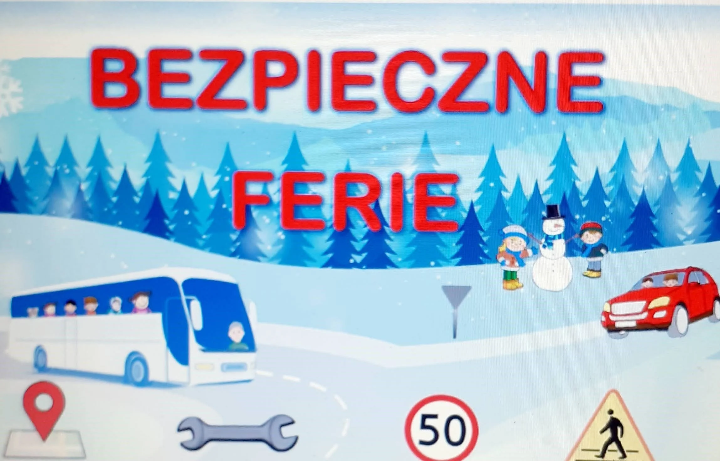 BEZPIECZNE FERIE - spotkanie z funkcjonariuszami Policji, kl. 1-3