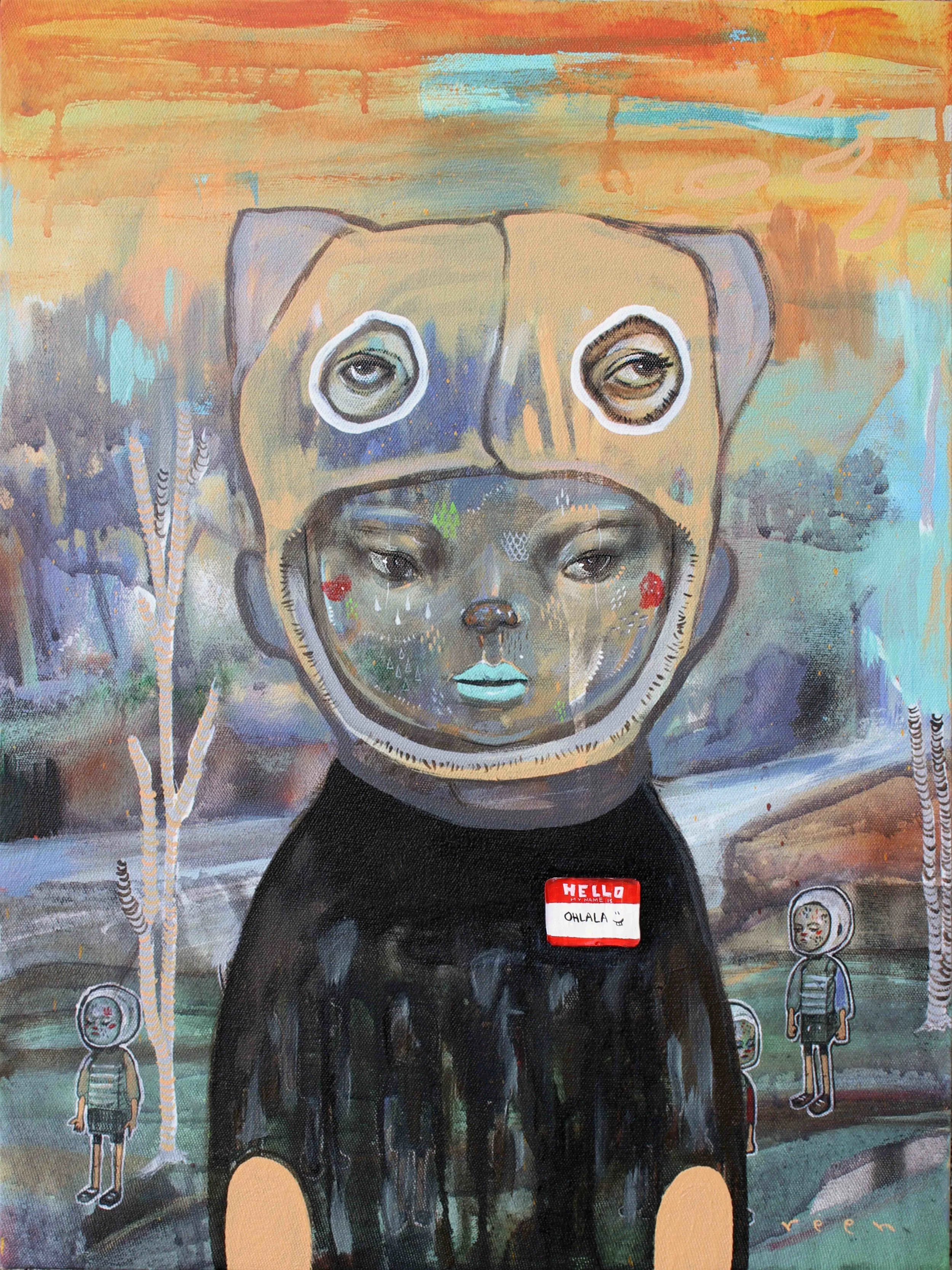 SPECTATOR - 18x24 inches -Acrylic on canvas.JPG