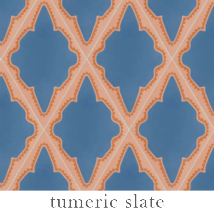 Moghul Patch Tumeric Slate Tile