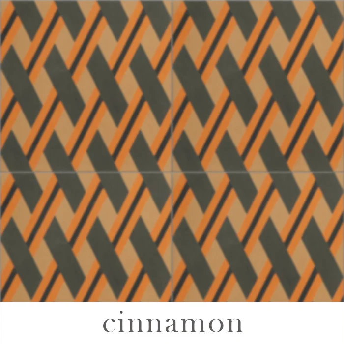 Neisha Crosland Rattan Tile Cinnamon