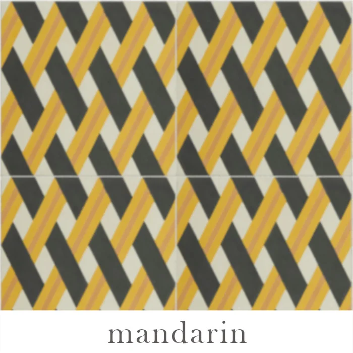 Neisha Crosland Rattan Tile Mandarin
