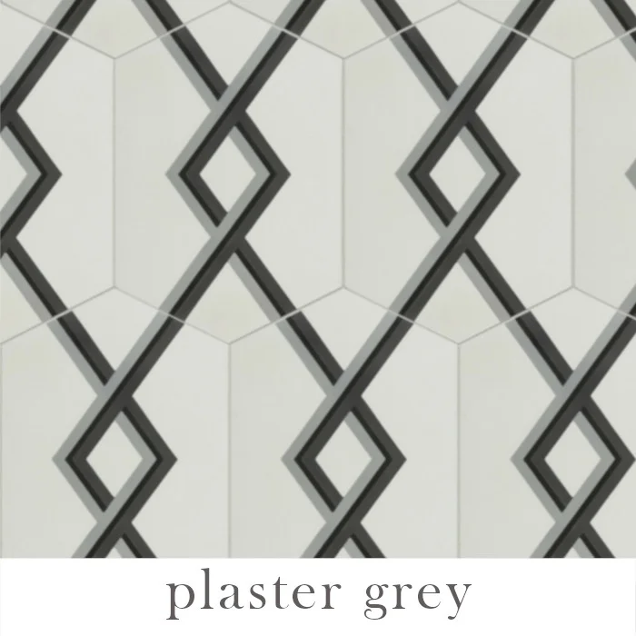 Hopscotch Tile by Neisha Crosland Black Cream