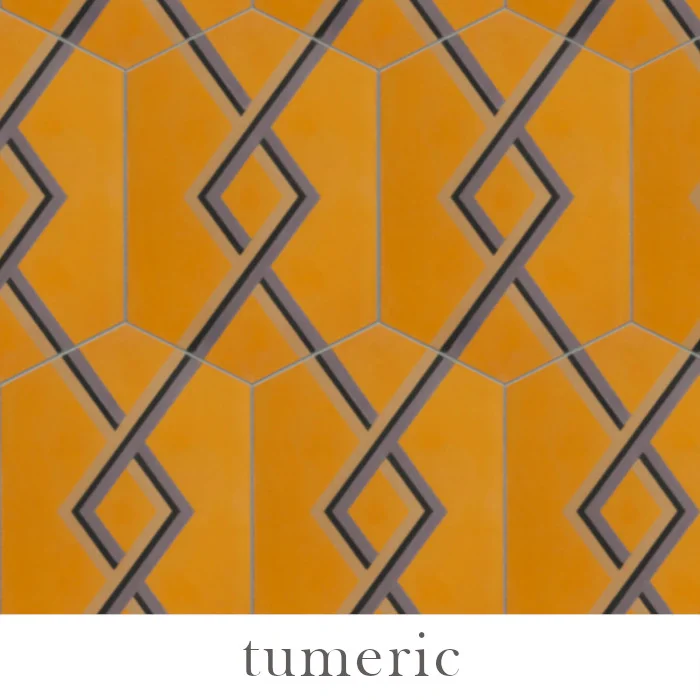 Hopscotch Tile by Neisha Crosland Tumeric