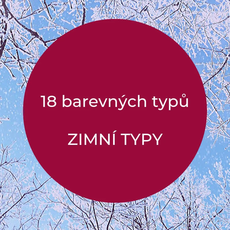 18 barevných typů - ZIMNÍ TYPY