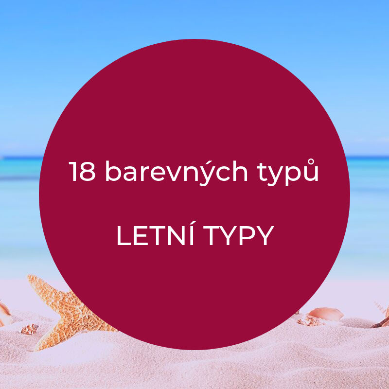 18 barevných typů - LETNÍ TYPY