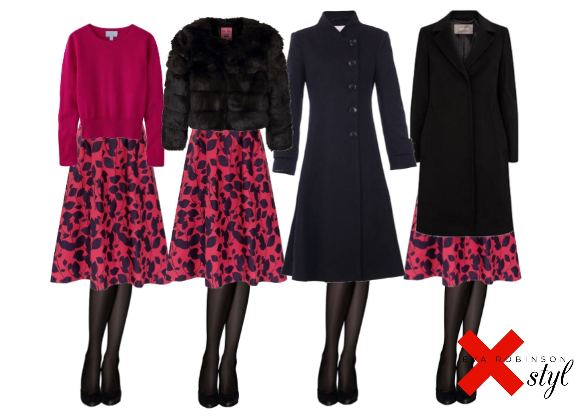 Jak vybrat kabát k sukním a šatům — Eva Robinson | Stylistka | Barevná  typologie