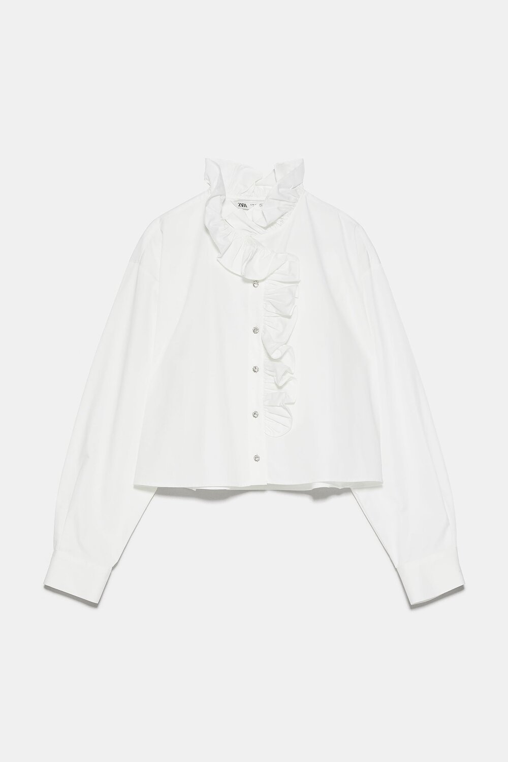 Zara, Ruffled Shirt, £29.99