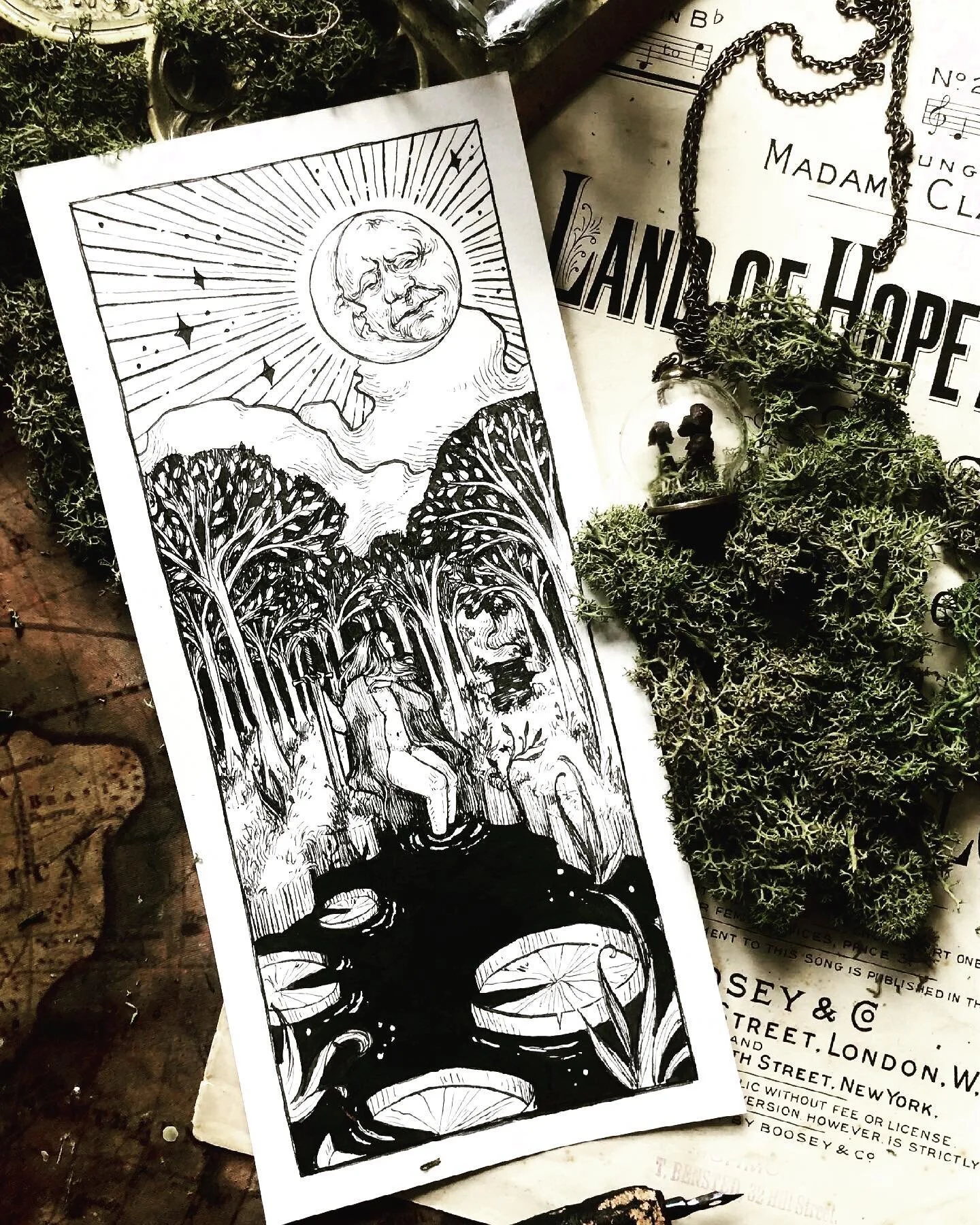 ✨🌳 Lady of The Forest 🌳✨
This drawing was originally done for the first time I ever participated in a giveaway. I had just come off a rather large and mentally demanding project, so I just sat down and tried to make a drawing that contained as man