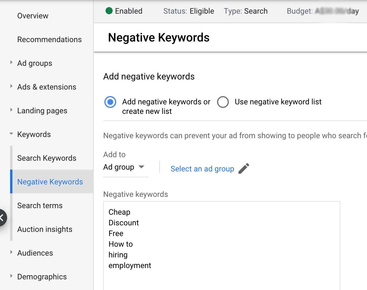 Google AdWords Melbourne 3