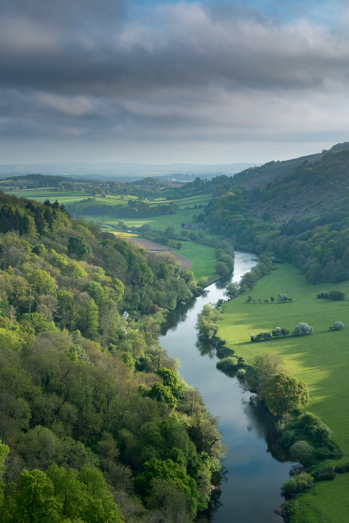 Yat Rock view of the Wye just after sunrise