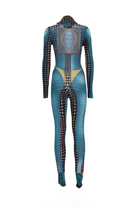 JEAN PAUL GAULTIER Cyber Dots Catsuit 