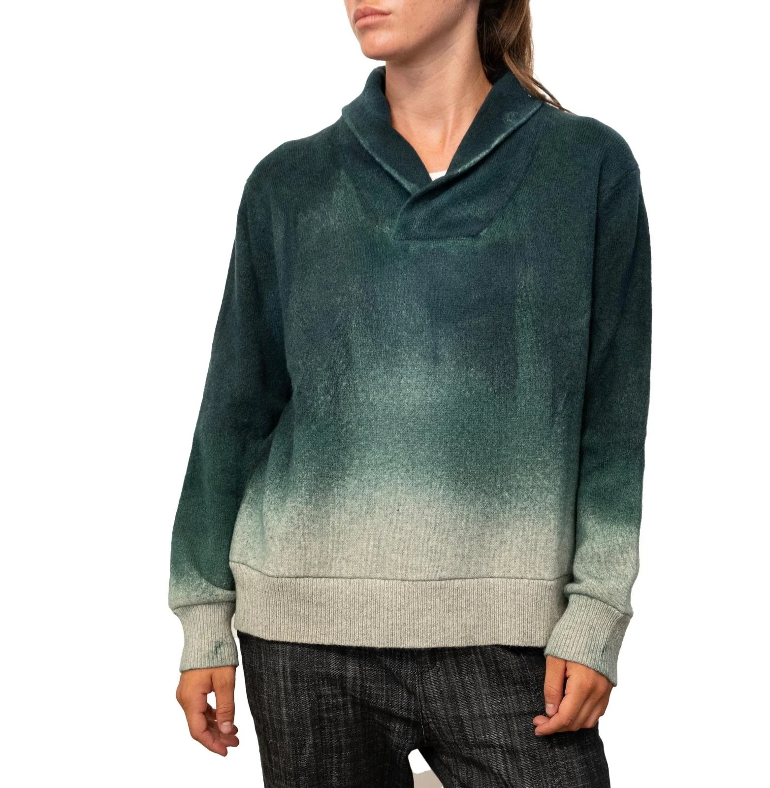 hand painted cashmere jumper