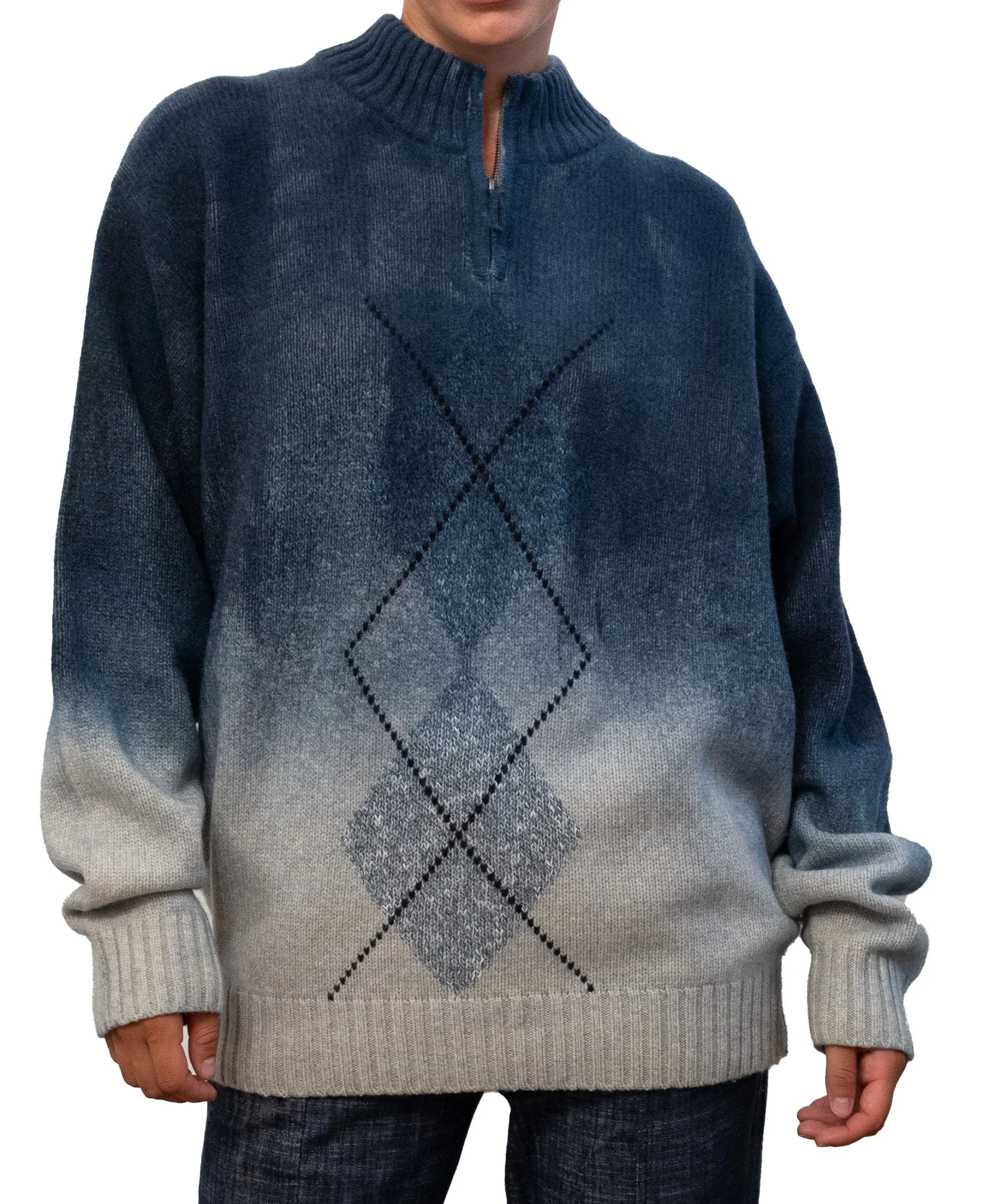 hand painted cashmere jumper