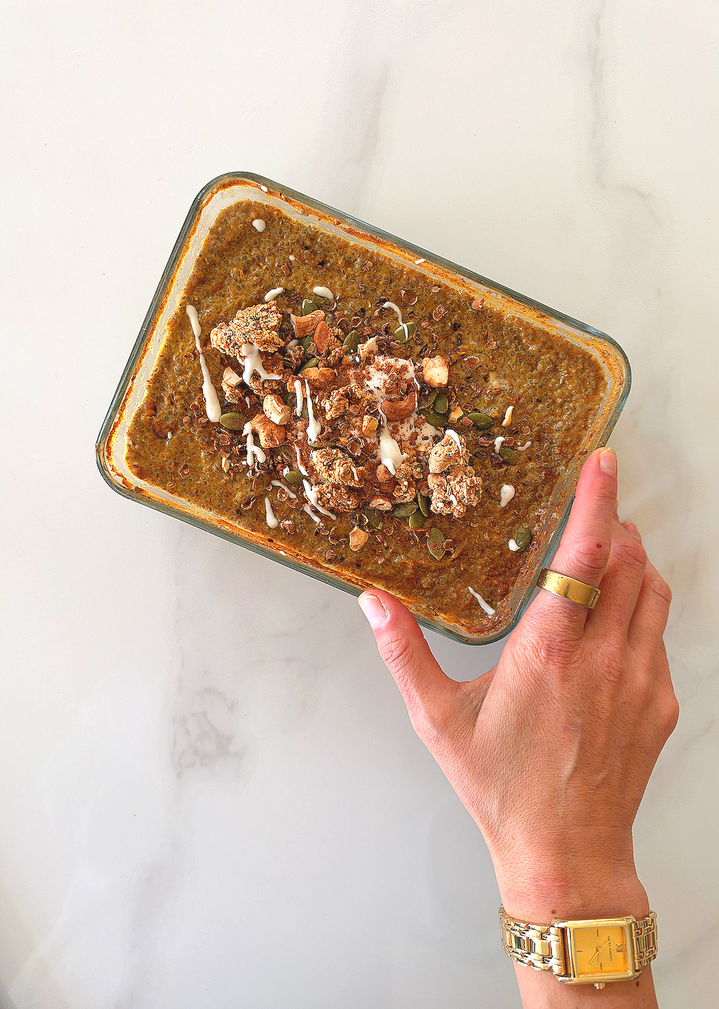High Fiber Pumpkin Pie Chia Pudding