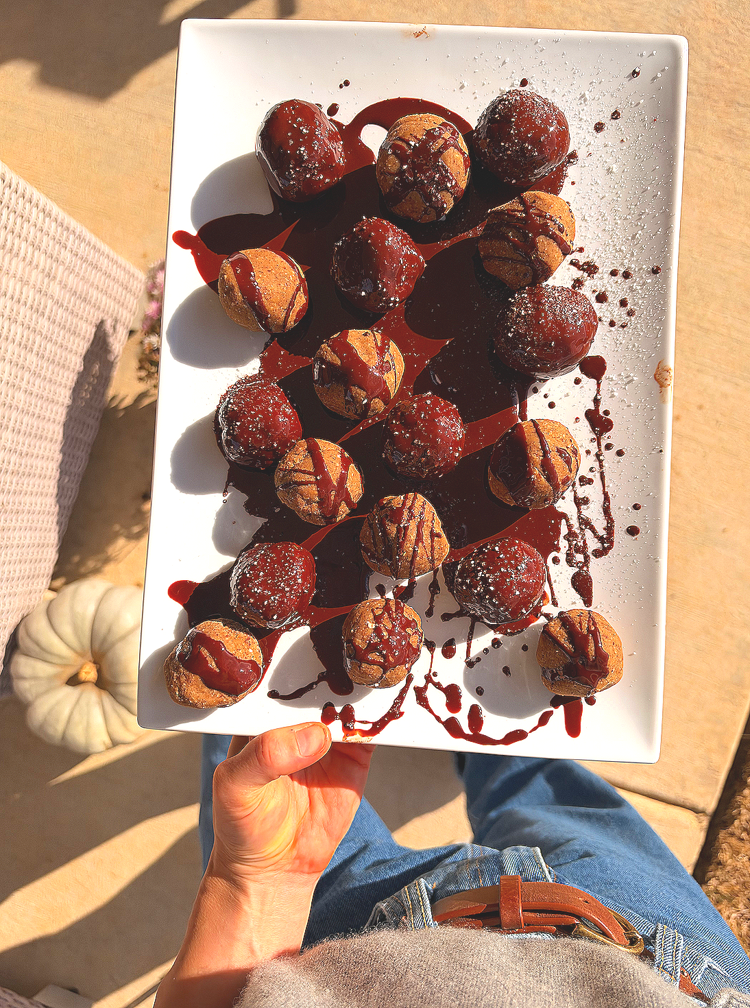 High Fiber Pumpkin Pie Protein Balls 