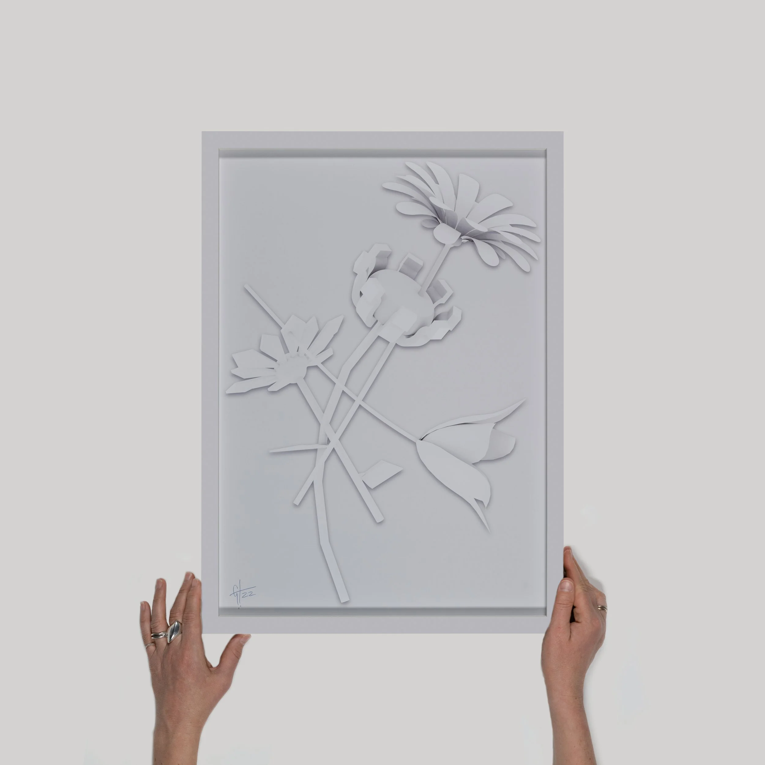 Harry Grundy, Downloaded Flower Arrangement (Softened Hardware)