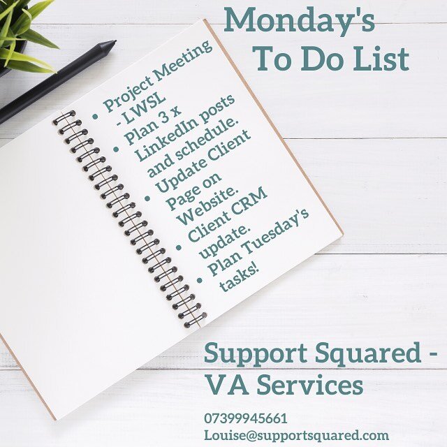 Let&rsquo;s do this...maybe a cuppa first to thaw out from the school run. #admin #todolist #letsdothis #administrativeassistant #administration #businessadministration #support #virtualassistant #va #pa #freelanceadmin