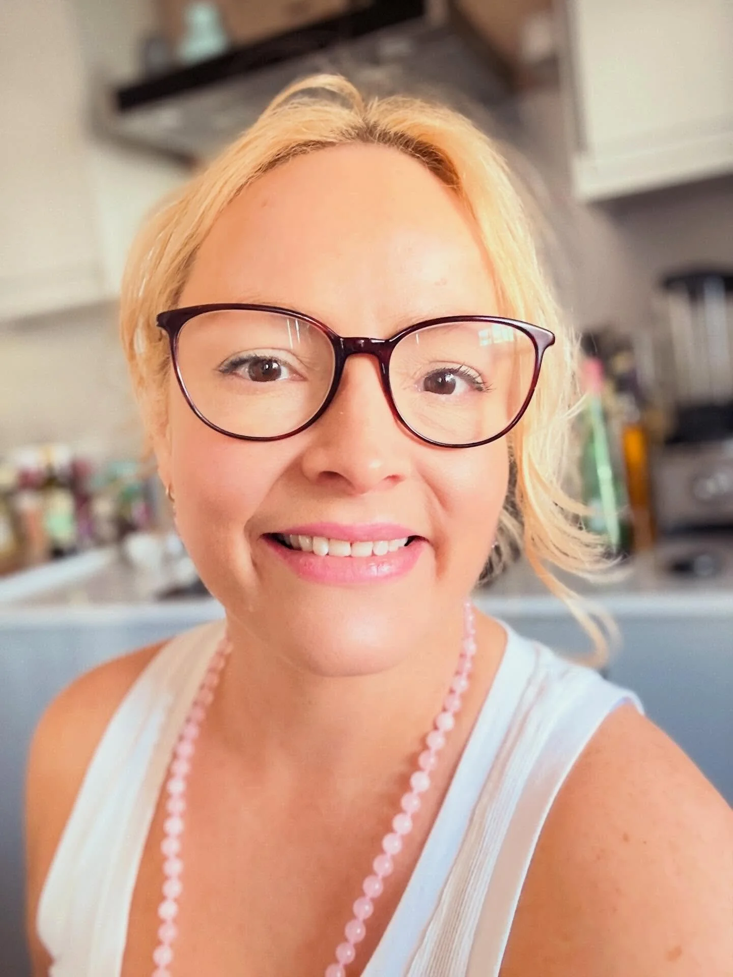 Got glasses. No longer 20/20&hellip; squinting in denial for the last 4 months 🫠😬 

49 (almost).
Menopause = chaotic.
Focus = questionable.

And apparently this is the phase where we&rsquo;re meant to slow down&hellip;
While every woman I know at 5