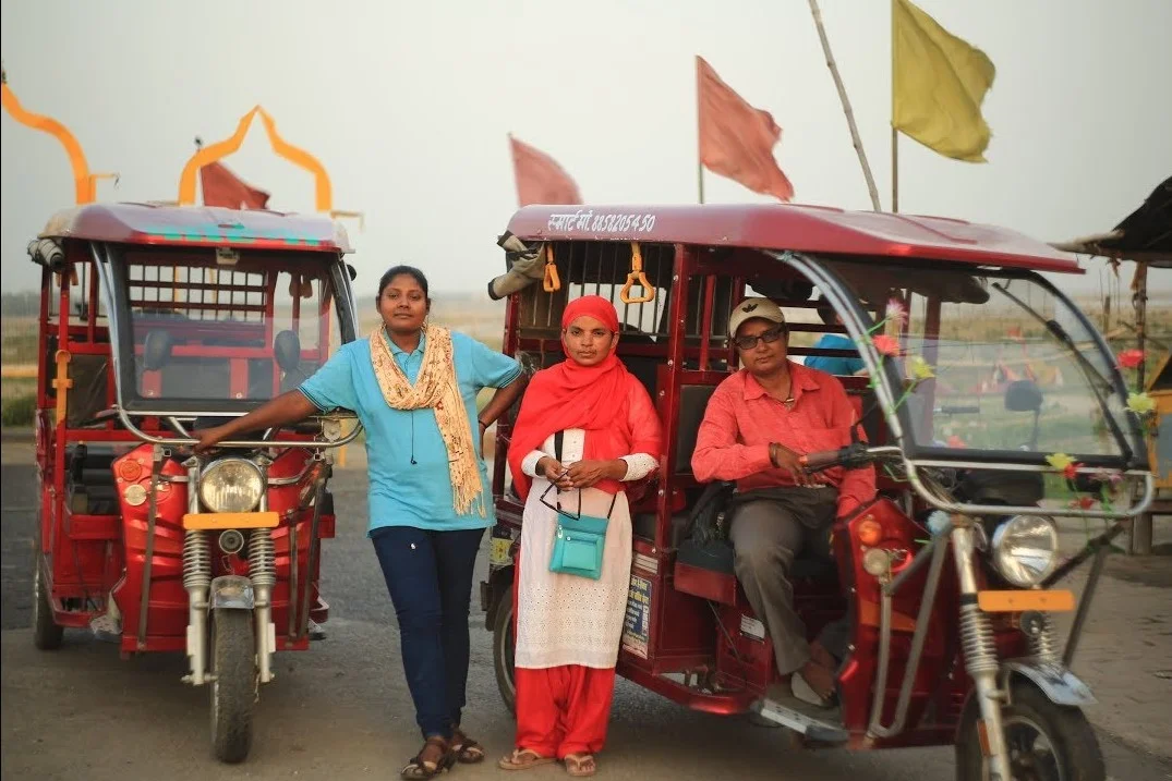 The Vahini Project encourages women to break stereotypes and become electric rickshaw drivers