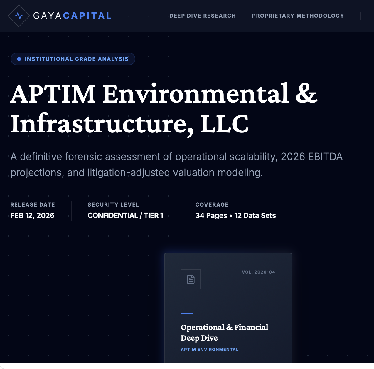 APTIM - Deep Dive Research 2026