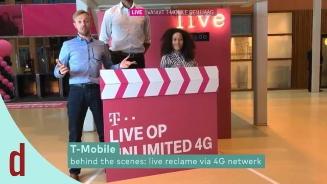 Live reclame over het 4G-netwerk