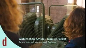 De pompproef van gemaal Zeeburg