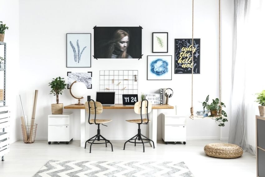 Working from home with the latest in home office design
