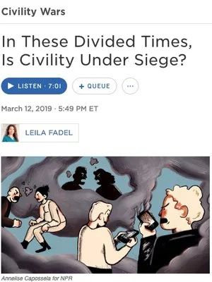 In divided times, we must decide what civility means to us.