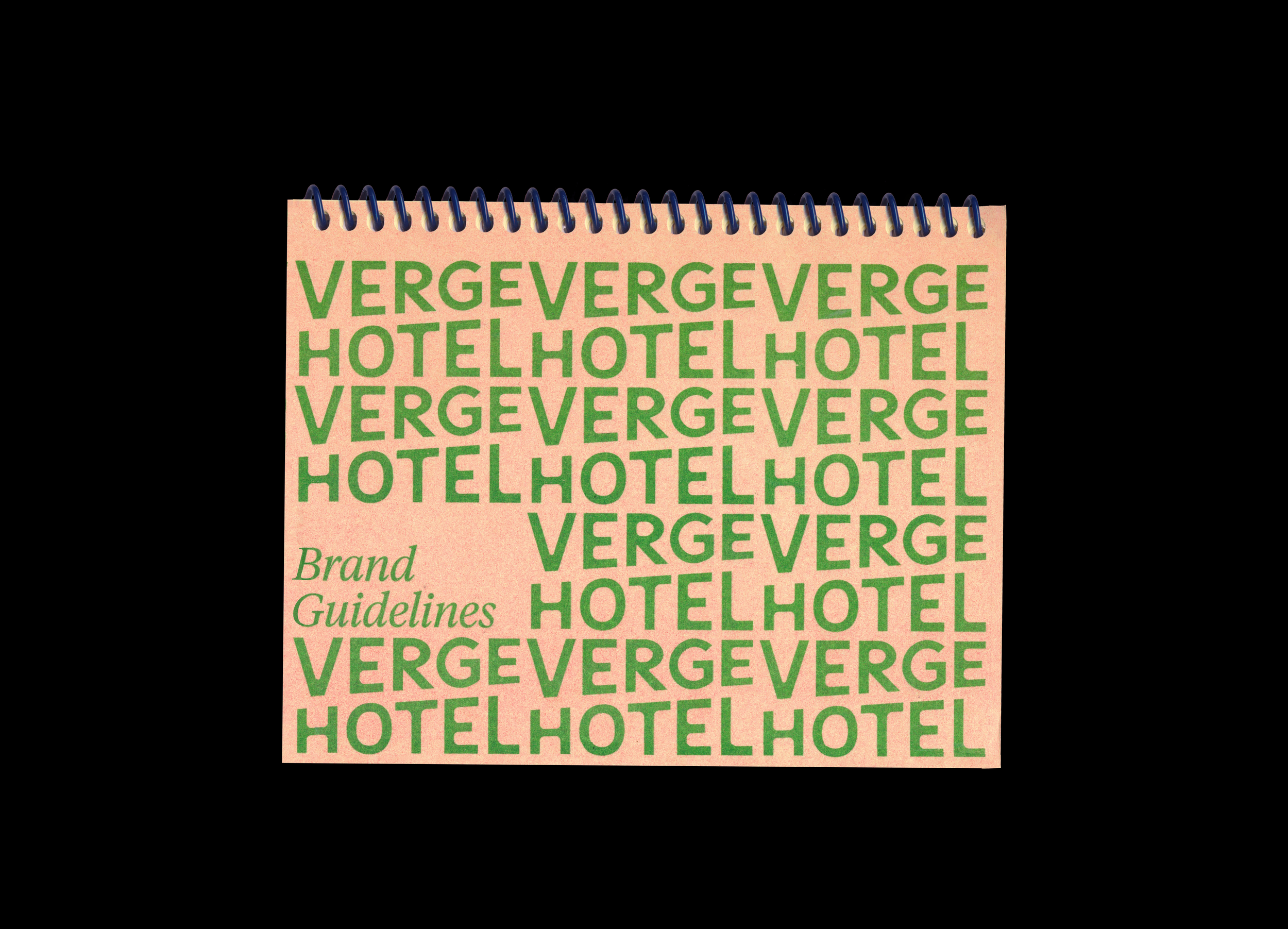 Verge Hotel Brand Guidebook 