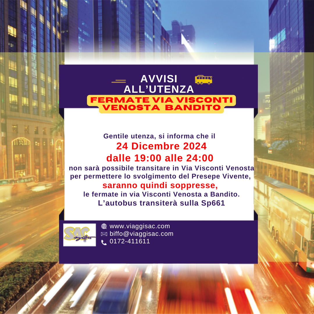 Fermate Via Visconti Venosta  Bandito