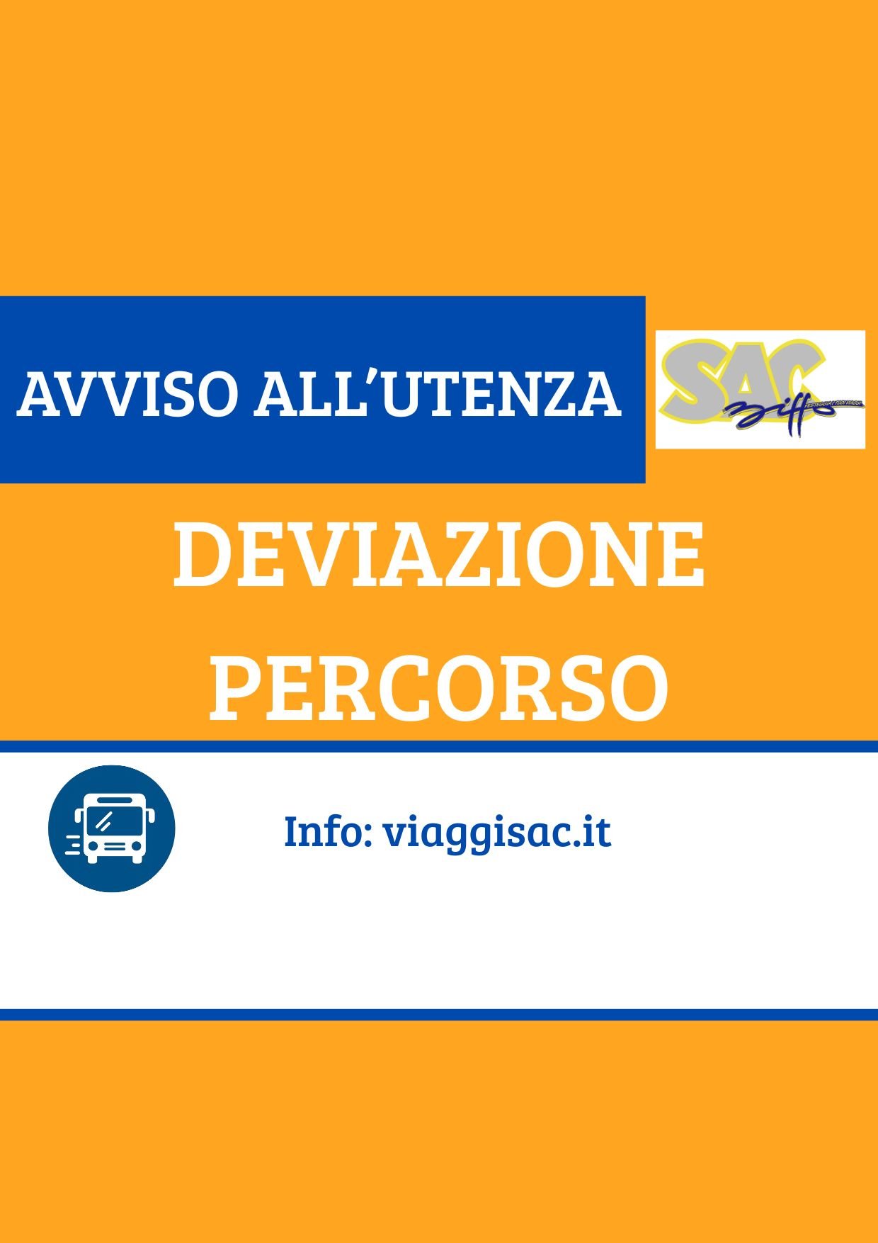 MODIFICA TEMPORANEA DEL PERCORSO SU LINEA 183 E 208