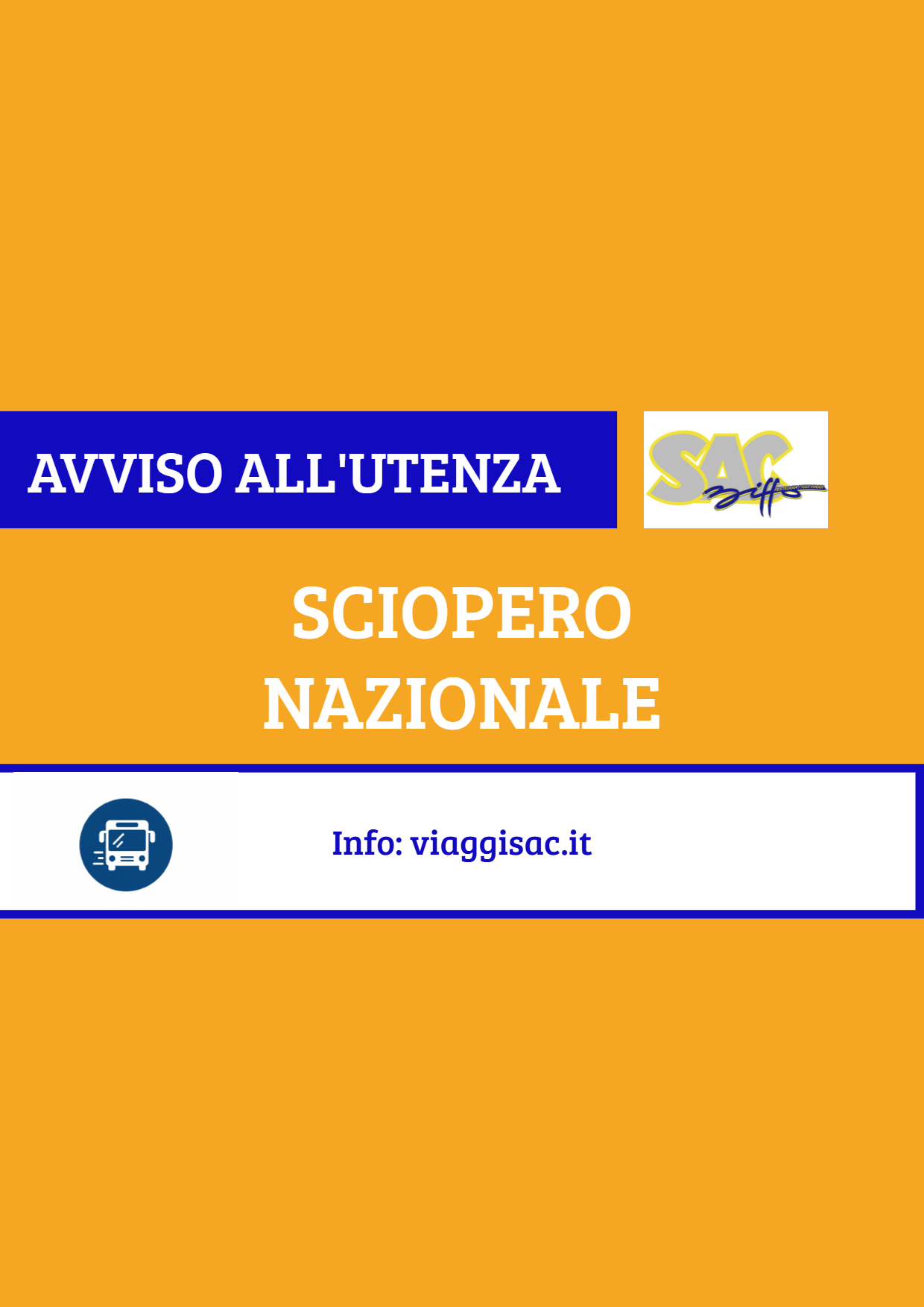 SCIOPERO NAZIONALE TRASPORTO PUBBLICO 12/12/2025