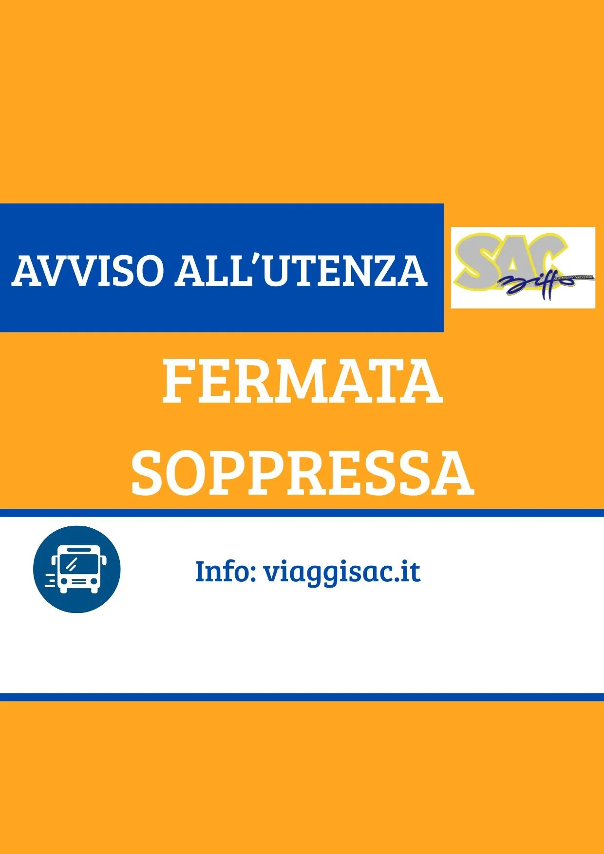 FERMATA SOPPRESSA P.ZA ROMA, DAL 16/04/2026-FINO A TERMINE LAVORI
