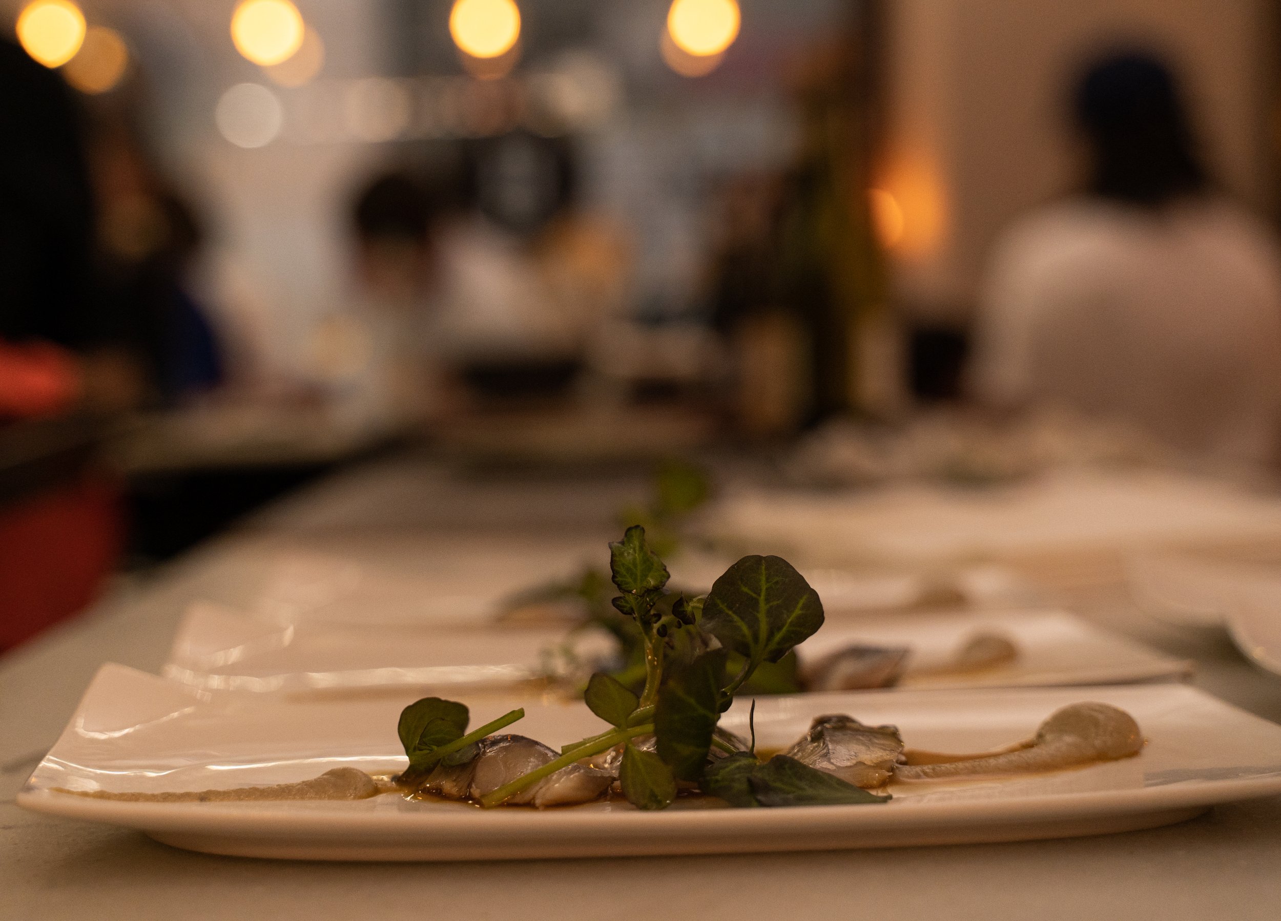 Mackerel Shime saba and miso aubergine.jpg