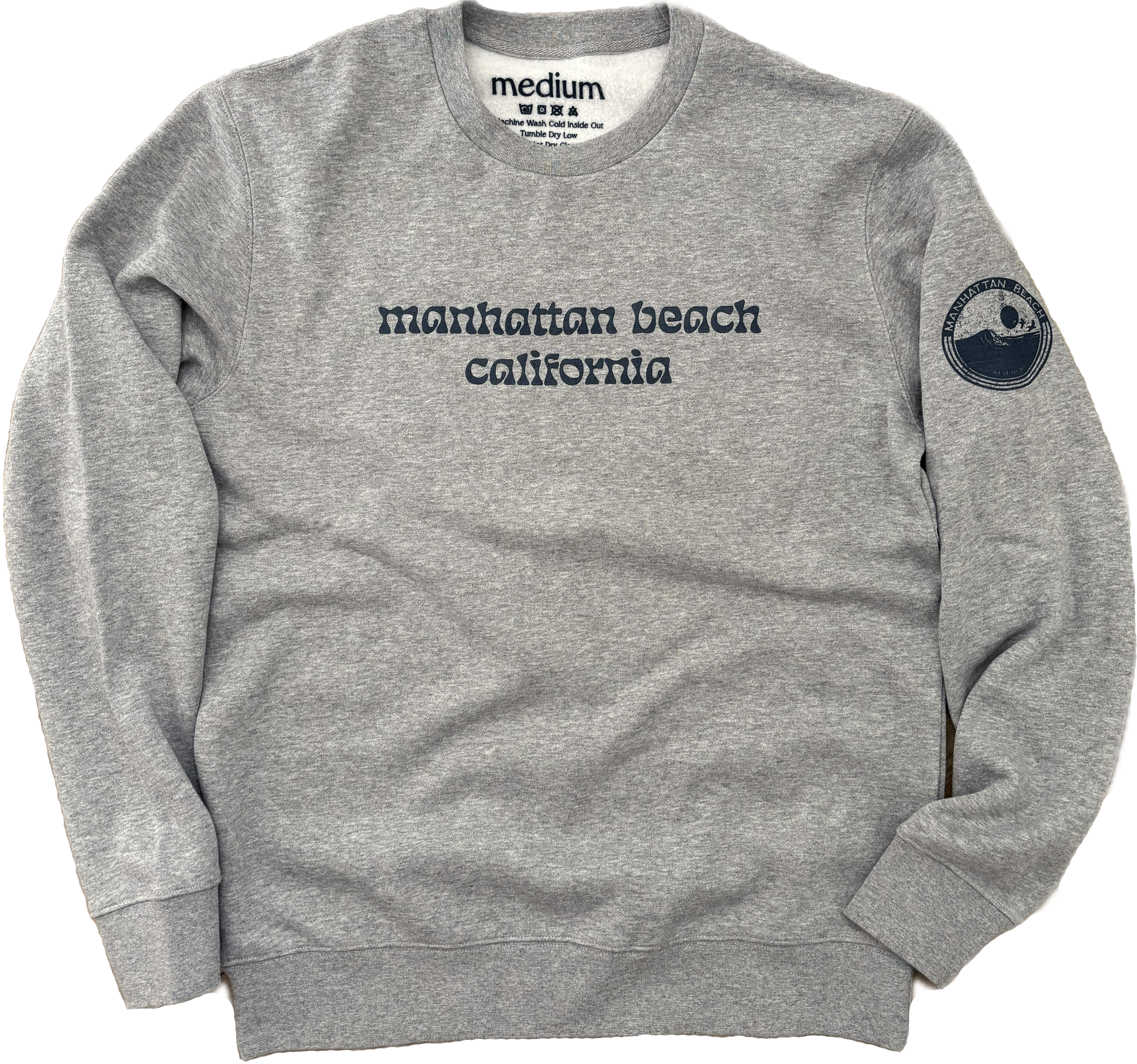 Manhattan Beach Crewneck (Heather Grey)