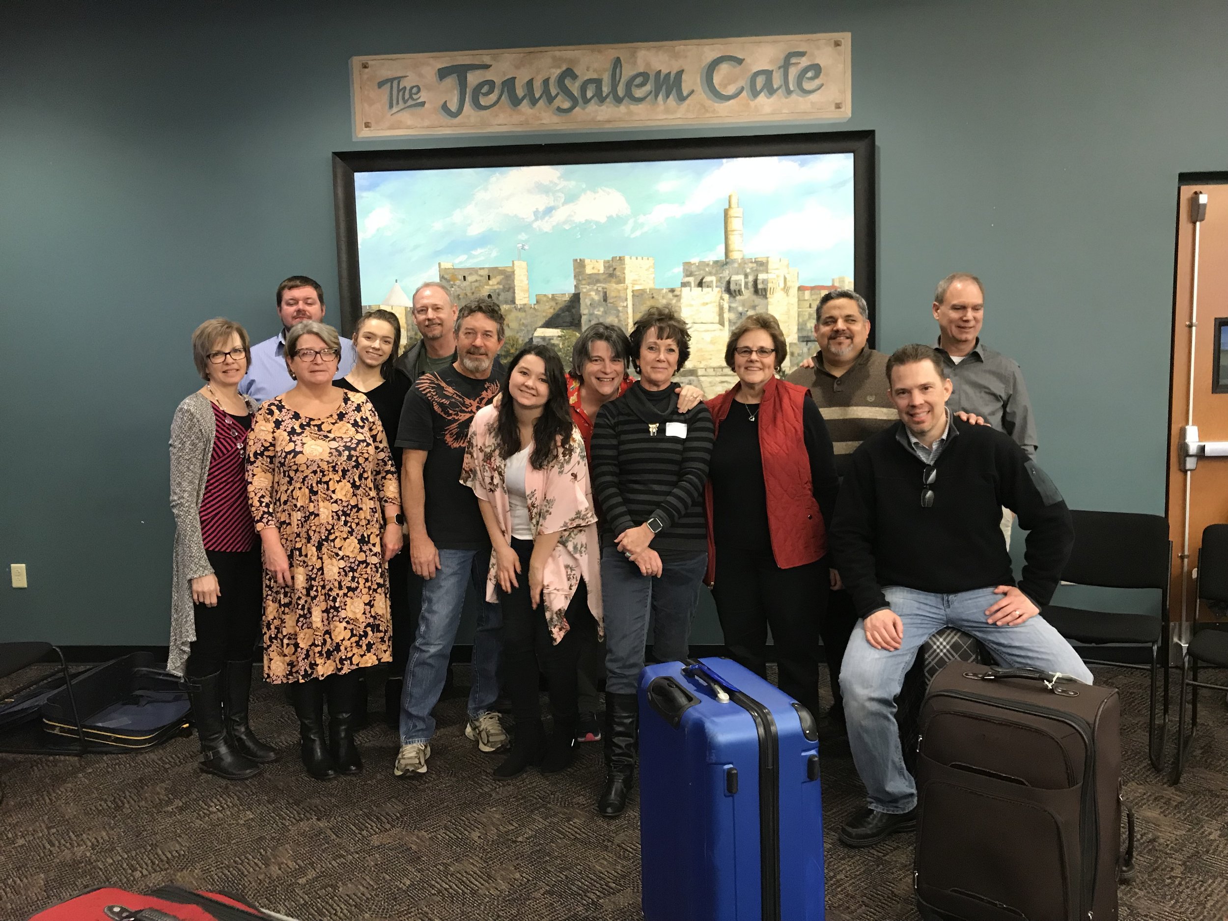 Our journey starts here - packing party