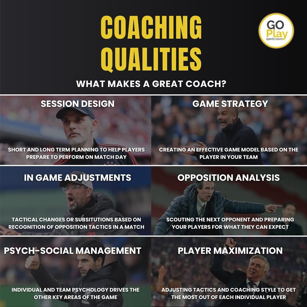 What makes a great coach❓
Did we miss anything❓