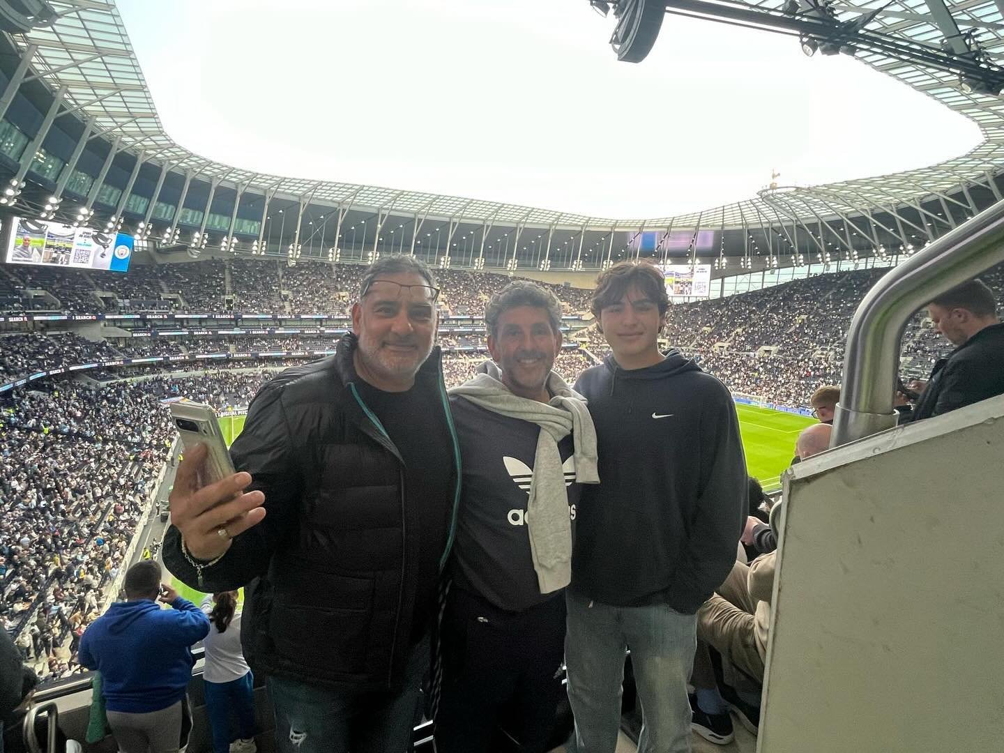 Great to get Chris from VA Rush to @spursofficial vs @mancity tonight #spursvmancity #thfcvmcfc