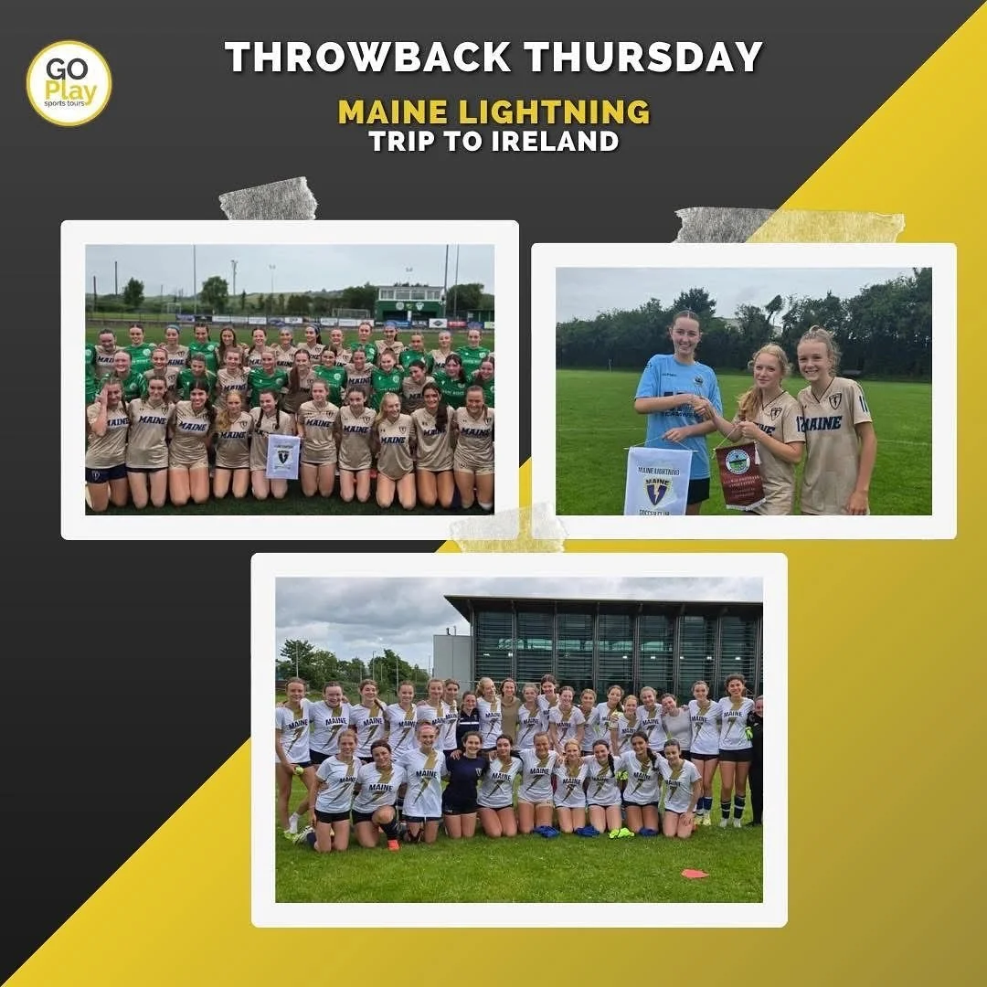 Maine Lightning ✈️ Ireland 🇨🇮⚽️
#throwbackthursday
