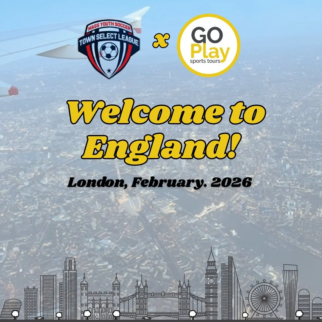 Welcome to London, Town Select League from @mayouthsoccer!

5 Nights in London, Let's Go...🏴󠁧󠁢󠁥󠁮󠁧󠁿

❇️ 2x Training sessions with Academy Coaches
❇️ 2x Games vs Local Teams
❇️ 3x Professional Games to Watch 
❇️ Wembley Stadium Tour 
❇️ London E